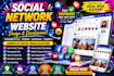 create a social network website