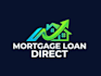 do mortgage loan direct mascot logo design