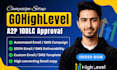 setup ghl a2p 10dlc verification and SMS or email campaign setup