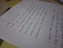 write neat and beautiful handwritten letters and notes