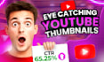 design CTR boosting thumbnails for your channel