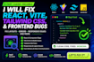 fix react, vite, tailwind CSS, and ai generated code bugs