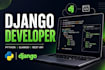 develop django rest API and backend for your web application