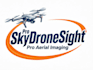 do awesome style sky drone sight mascot logo design