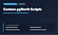 write custom pyrevit python scripts for bim automation