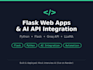 build a flask web app with ai API integration