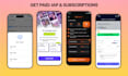 set up in app purchases subscriptions and paywall with revenuecat