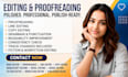 be your book editor, proofreading, line editing