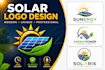 plumbing, hvac, electrical and solar logo