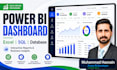create interactive power bi dashboards from excel, sql, and databases