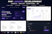 build PHP laravel website, web app, API, and admin panel