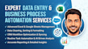 provide expert data entry and process automation