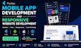 develop flutter mobile apps and responsive websites