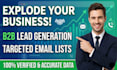 do b2b lead generation and targeted email list