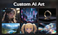 create custom ai generated images and art with best prompt