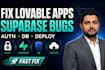 fix lovable and supabase app bugs, auth, database and deployment