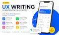write ux copy, ui microcopy, website, app chatbot ux writing