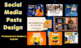 design professional logo and social media posts