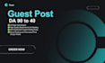 publish a technology guest post with tech backlinks