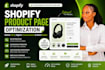 do shopify SEO and optimize product pages for better google conversion and sales