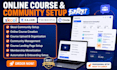setup skool community, skool online course, skool community manager