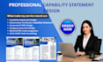 create a win capability statement for government contracts