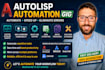 write custom autolisp scripts for autocad and mac