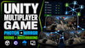 develop unity 2d 3d multiplayer game with photon or mirror