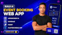 build ai event booking web app appointment ai schedule ticket flutter mobile app
