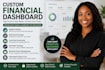 create a custom financial dashboard budget and debt tracker