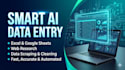 do smart ai data entry and virtual assistant tasks