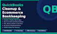do quickbooks setup, cleanup and bookkeeping for freelancers