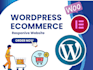 create wordpress ecommerce website