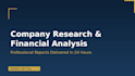 do financial research and company analysis