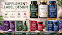 design pharmaceutical bottle and supplement labels