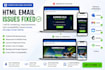 fix HTML email bugs in outlook and gmail