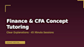 help you understand cfa or finance concepts