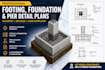 create professional footing, foundation, and pier detail plans