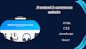 create  a modern ecommerce website frontend using HTML CSS and javascript