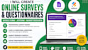 create professional online surveys, questionnaires, goggle form and jotform