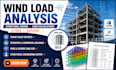 do wind load analysis, structural analysis, and structural design calculations