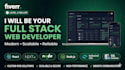 build custom website as full stack website developer, website development