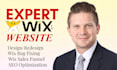 design, redesign, wix website, development, fix wix issue, edit site, booking