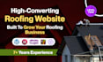 build a high converting roofing services website