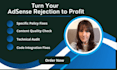 fix google adsense rejection and get adsense approval