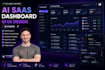redesign saas dashboard UI UX design and web app design in figma