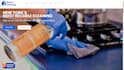 design a professional cleaning service website with online booking
