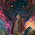 illustrate a novel book cover with anime style
