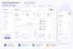 saas dashboard ui ux design, responsive web app dashboard