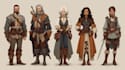 make dnd character art and dnd character commission art